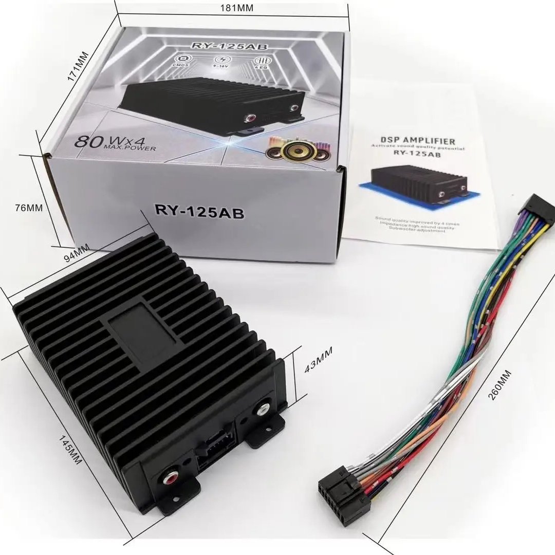 USA Market Full Range Power 4*80w 20-2000 hz Car Amplifier